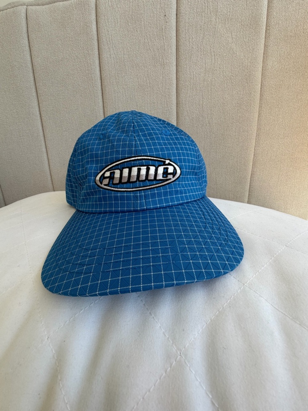 Blue Aime Leon adore Blue Y2K Baseball Cap with Logo Patch